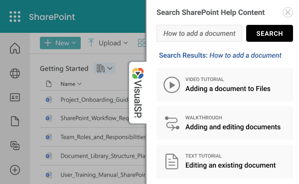 Simplify SharePoint Adoption with In-App Training & Guidance