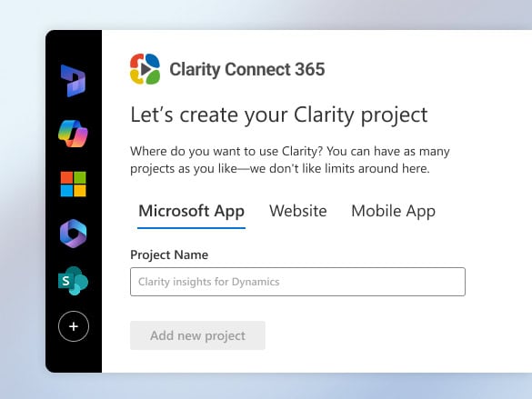 Clarity Connect 365 is purpose-built for the Microsoft ecosystem